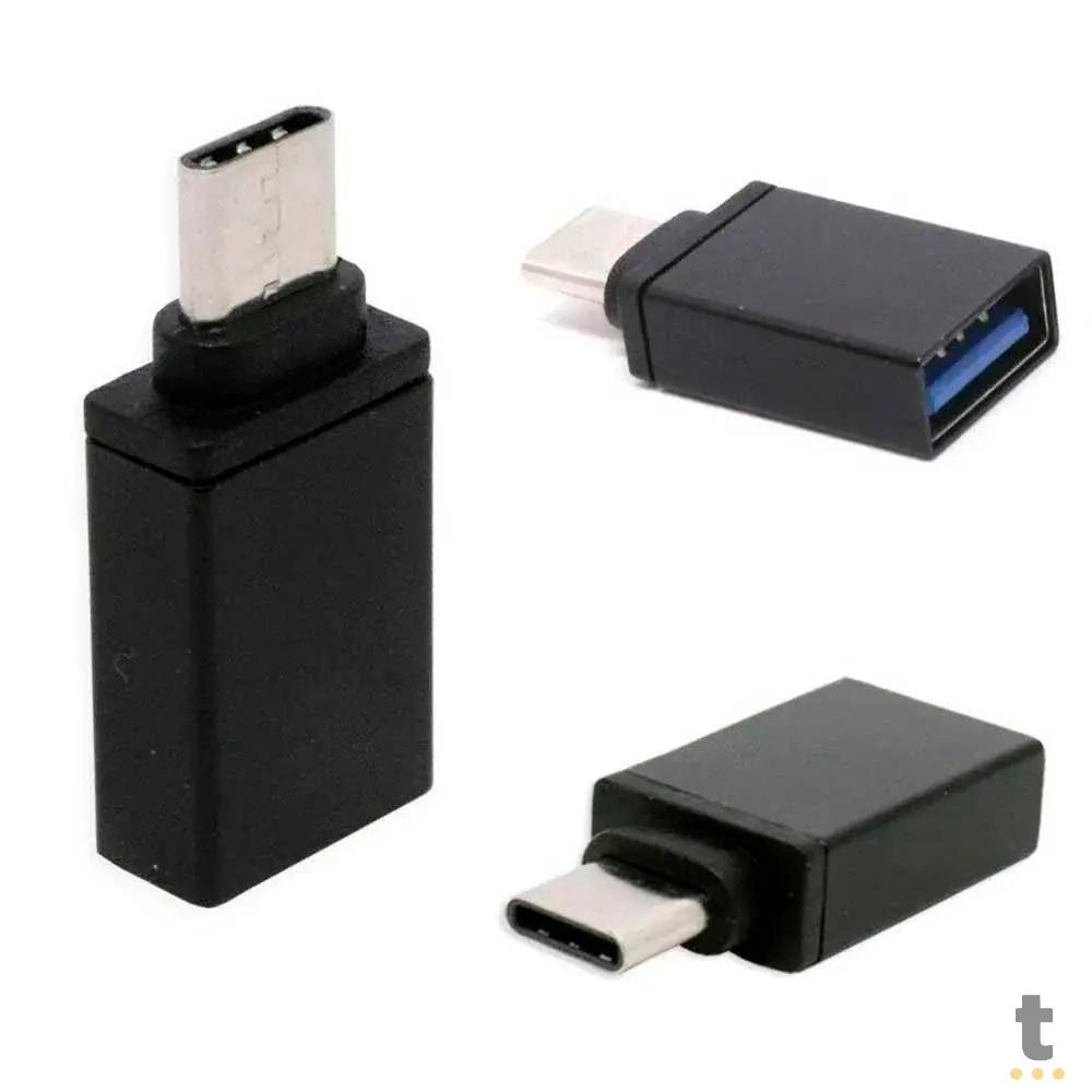 Adaptador Otg Conector Usb 3.0 Femea Para Usb Tipo C 3.1 - KP-UC5048 Truedata
