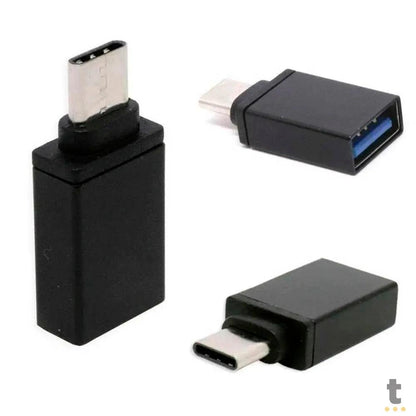 Adaptador Otg Conector Usb 3.0 Femea Para Usb Tipo C 3.1 - KP-UC5048 Truedata