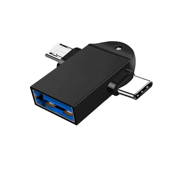 Adaptador Otg Conector Usb 3.0 Femea Para Usb Tipo C Leon - KY-004