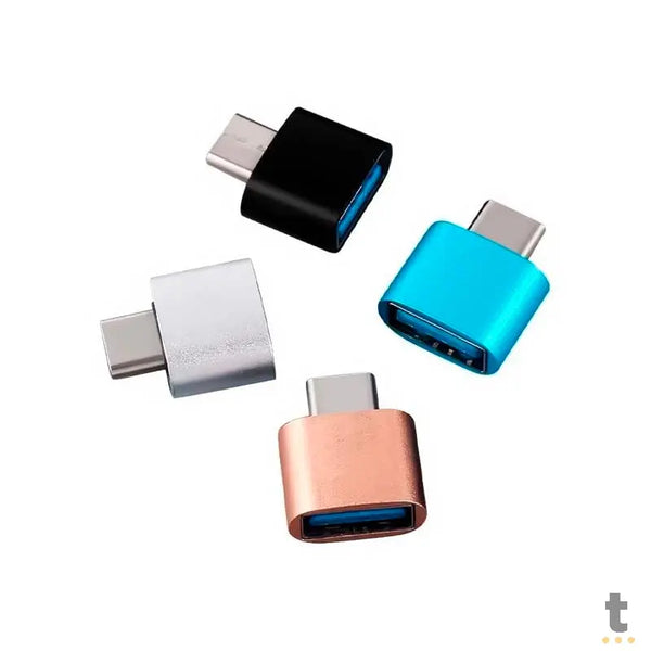 Adaptador Otg Conector Usb Femea Para Micro Usb Macho Conector V8