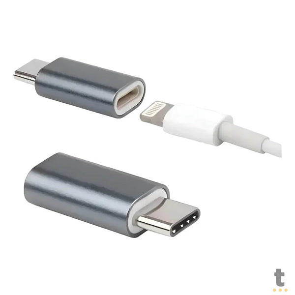 Adaptador Otg Lightning Fêmea Para Usb Tipo C Macho aGold - CBA-25