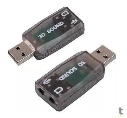 Adaptador Placa De Som Usb 5.1 Canais Virtual Vinik -  Ausb51 Truedata