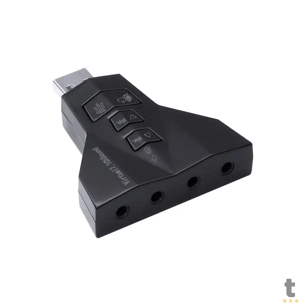 Adaptador Placa De Som Usb P/ 4 Portas P2 Vinik - A4PUSBM Truedata