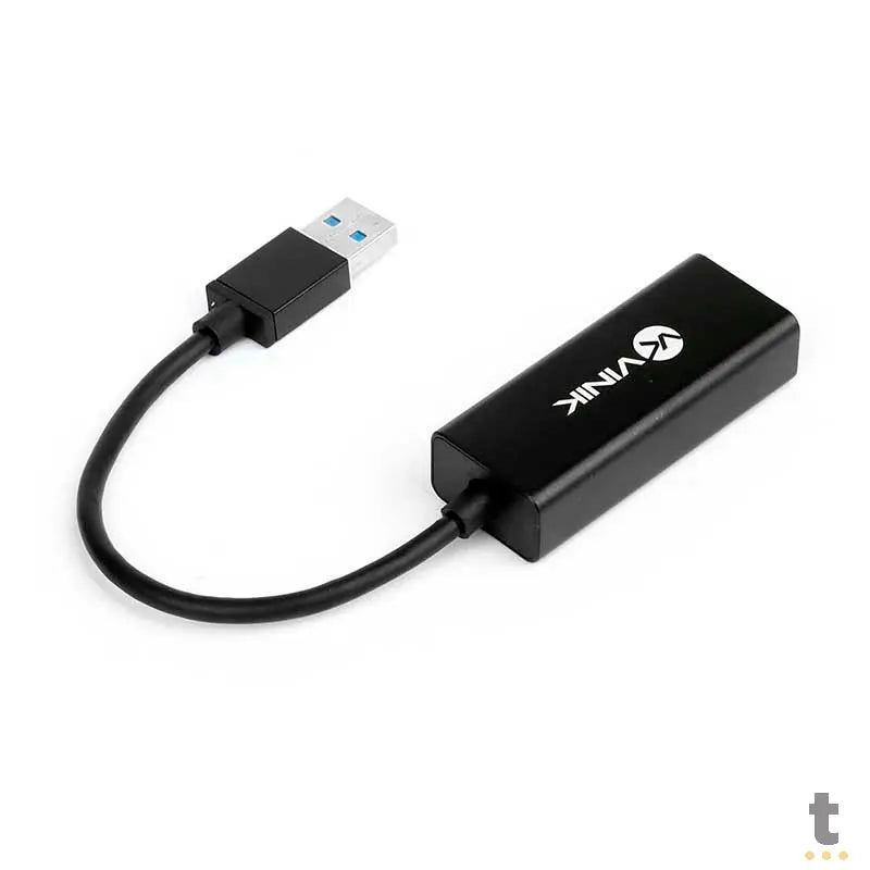 Adaptador Usb 3.0 Para Rj45 10/100/1000 (Placa De Rede Usb) Vinik - ADRJ45 Truedata