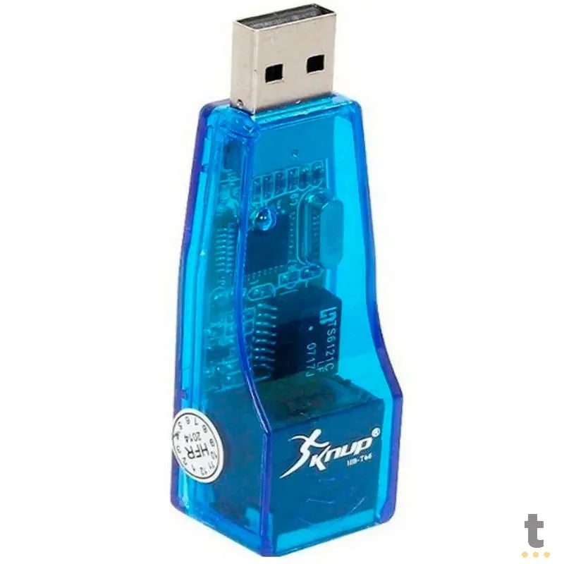 Adaptador Usb Para Rj45 10/100 (Placa De Rede Usb) Knup Hb-T66 Usb 2.0 Truedata