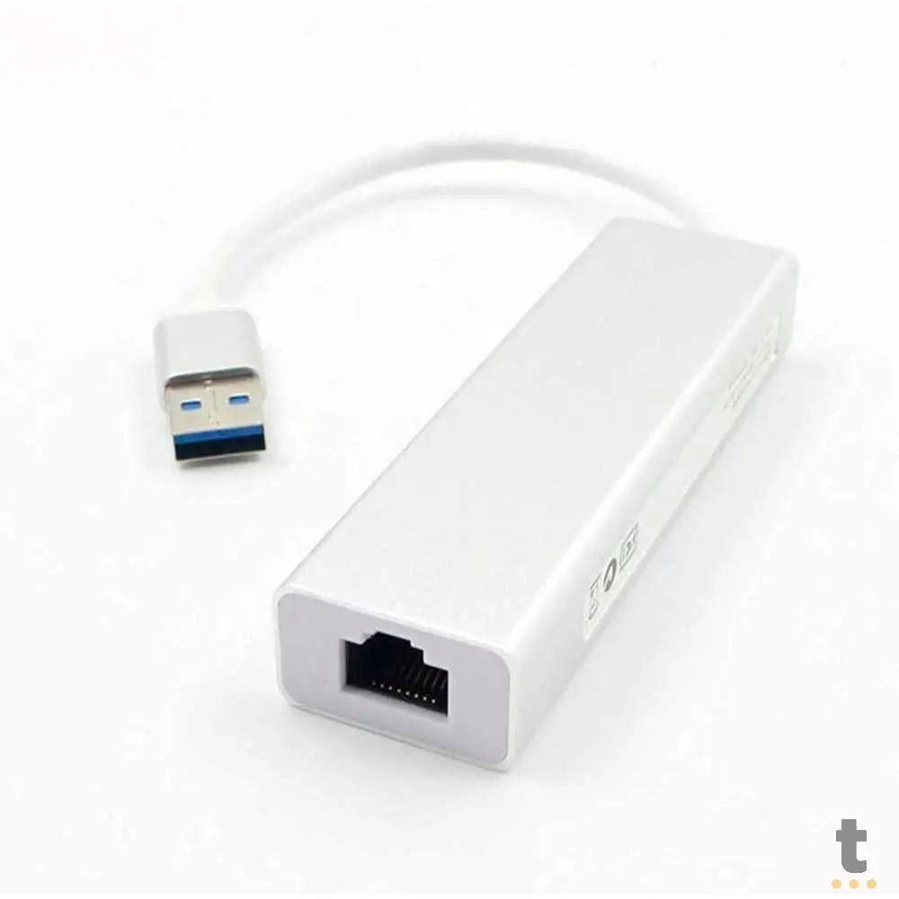 Adaptador Usb Para Rj45 10/100 (Placa De Rede Usb) + Hub Usb 3 portas It-Blue - LE-4102 Truedata