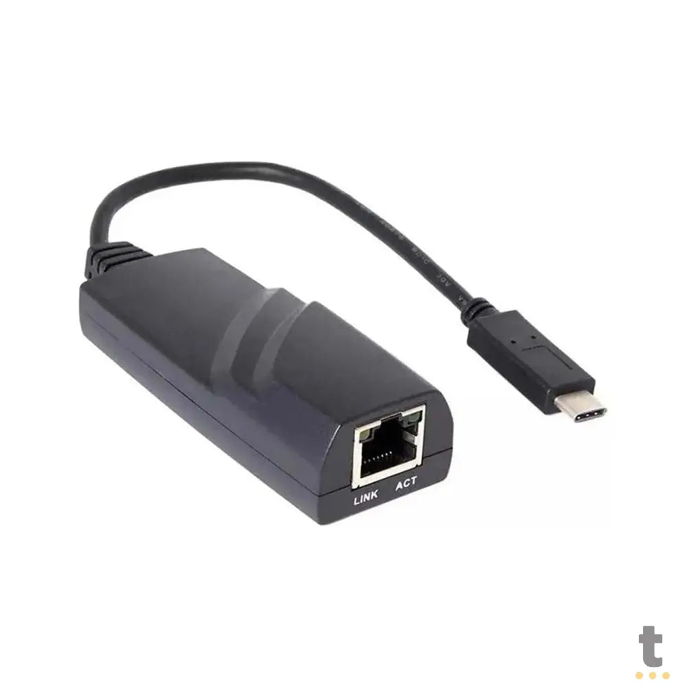 Adaptador Usb Tipo C 3.1 Para Rj45 10/100/1000 (Placa De Rede Usb) Ethernet Gigabit Truedata