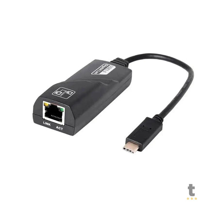Adaptador Usb Tipo C Para Rj45 10/100/1000 Gigabit Multi - WI423 Truedata
