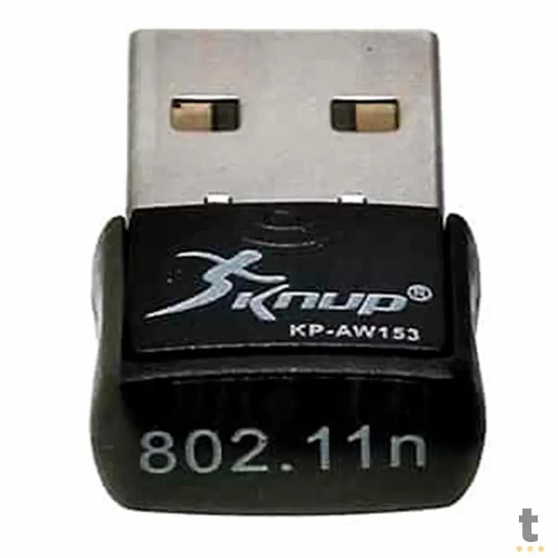 Adaptador Usb Wi-Fi Wireless Knup Kp-Aw153 Nano 150mbps Truedata