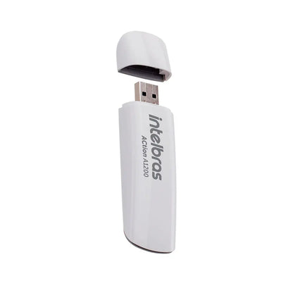 Adaptador Usb Wireless Intelbras Action A1200 Dual Band 300Mbps/867Mbps - 4710018 Truedata