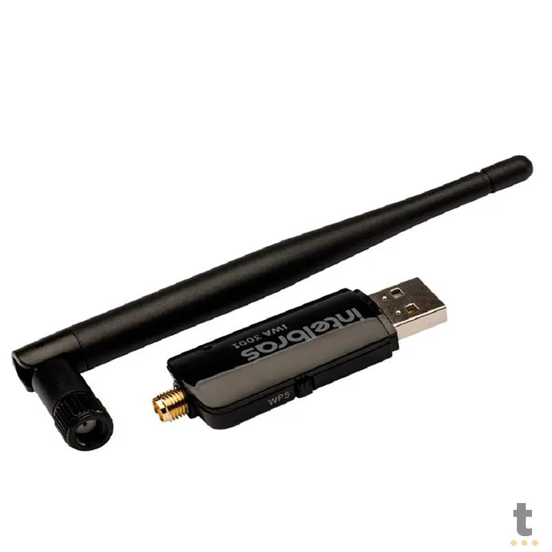 Adaptador Wireless Intelbras Iwa 3001 Usb 300Mbps - 4710016 Truedata