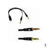 Adaptador de Som 1 P3 Macho para 2 P2 Femea - G-002 Truedata