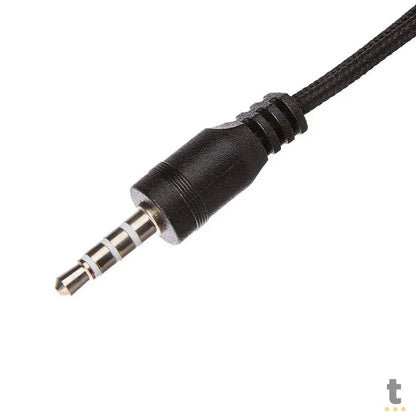 Adaptador de Som 2 P2 Fêmea para 1 P3 Macho Multilaser Preto - WI409 Truedata