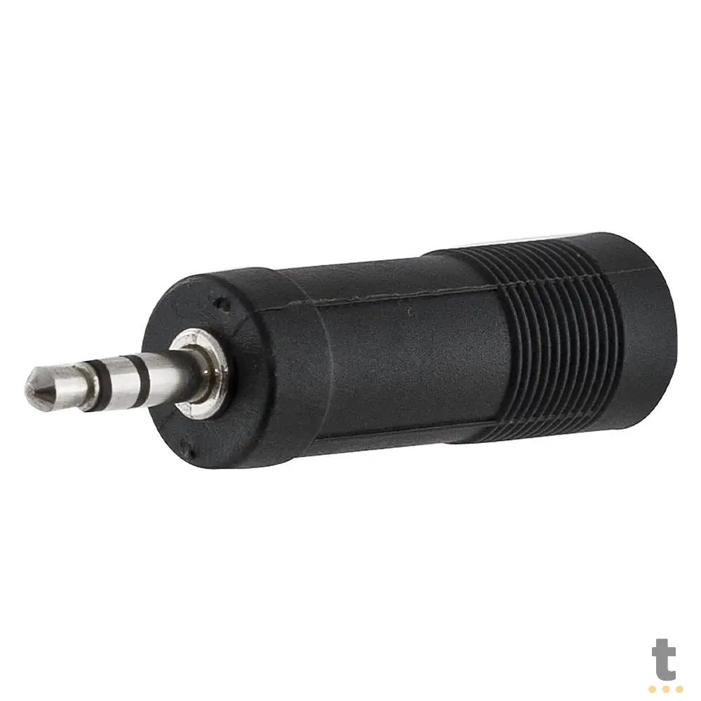Adaptador de Som P2 Macho para P10 Femea Truedata