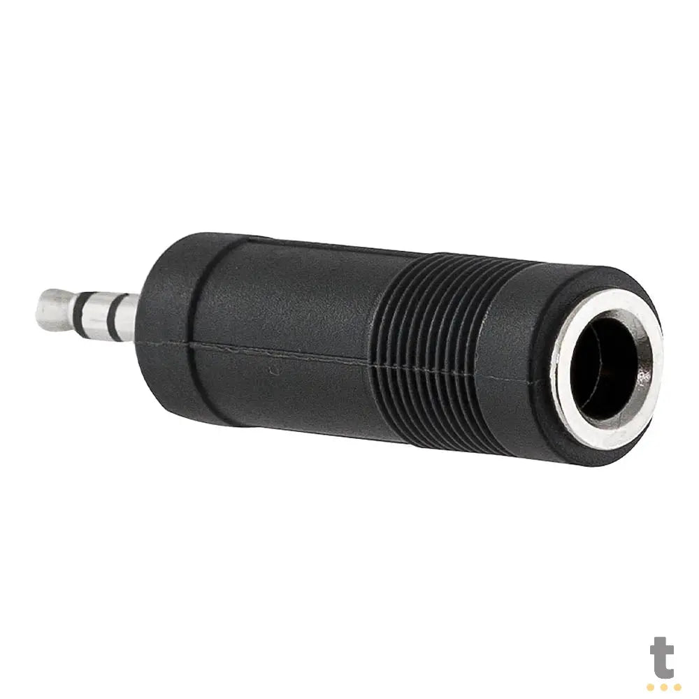 Adaptador de Som P2 Macho para P10 Femea Truedata