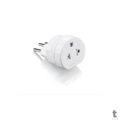 Adaptador de Tomada Knup US-BR 10A Branco - SL6001 Truedata