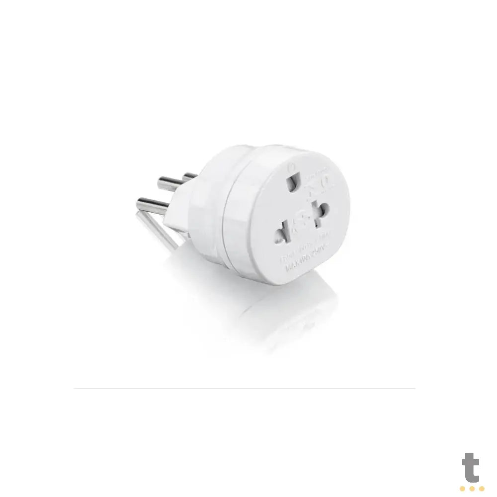 Adaptador de Tomada Knup US-BR 10A Branco - SL6001 Truedata