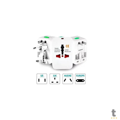 Adaptador de Tomada Universal Multi Entradas It-Blue - LE-1055 Truedata