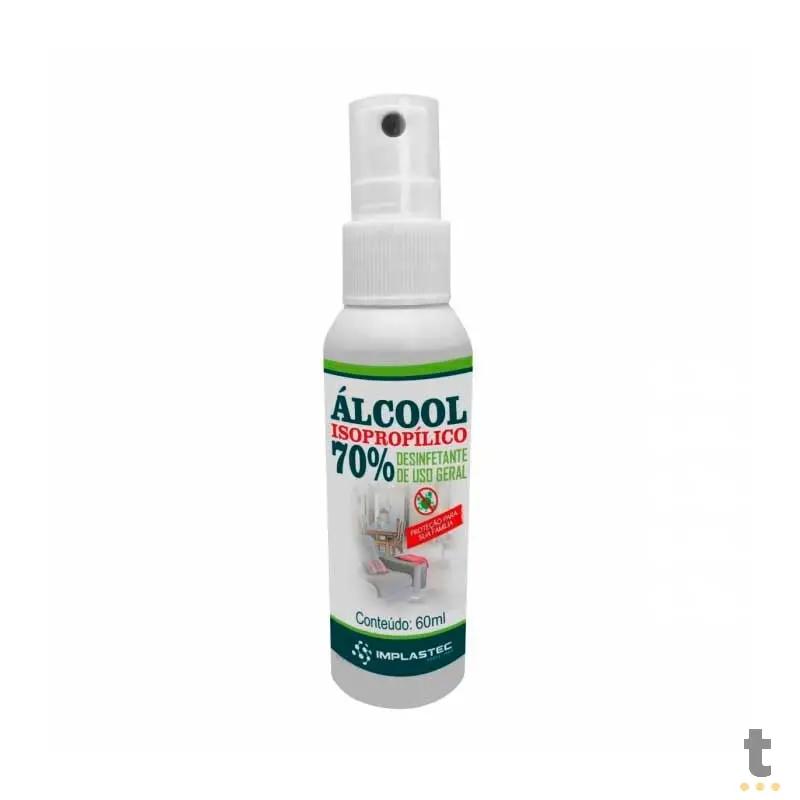 Alcool Isopropílico 70% Pump 60 ml Implastec - 65409 - Truedata