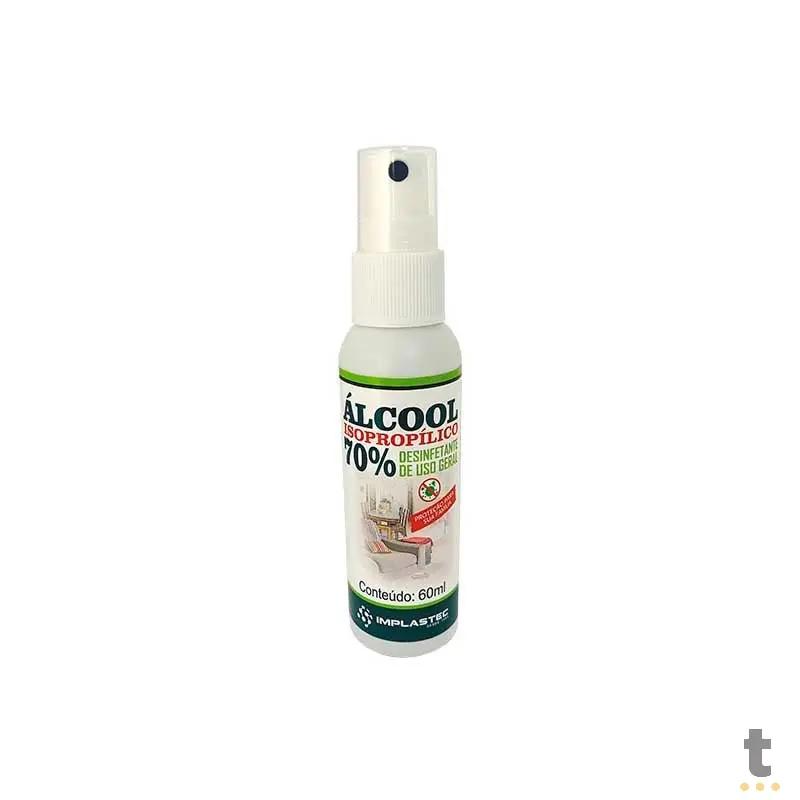 Alcool Isopropílico 70% Pump 60 ml Implastec - 65409 - Truedata