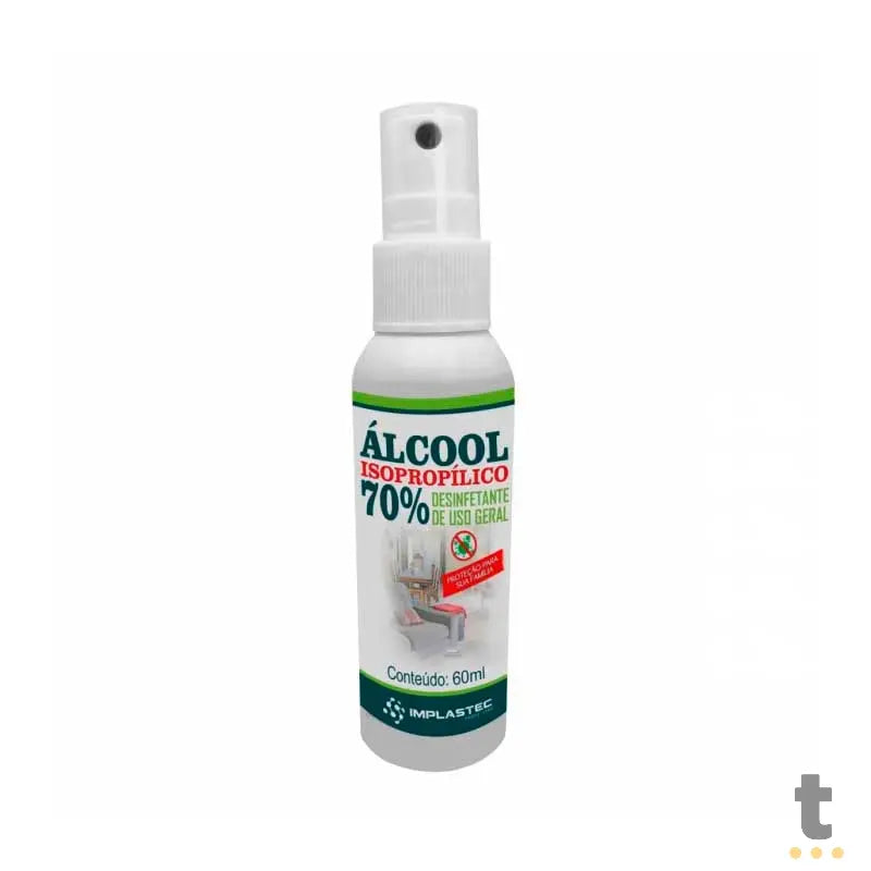 Alcool Isopropílico 70% Pump 60 ml Implastec - 65409 Truedata