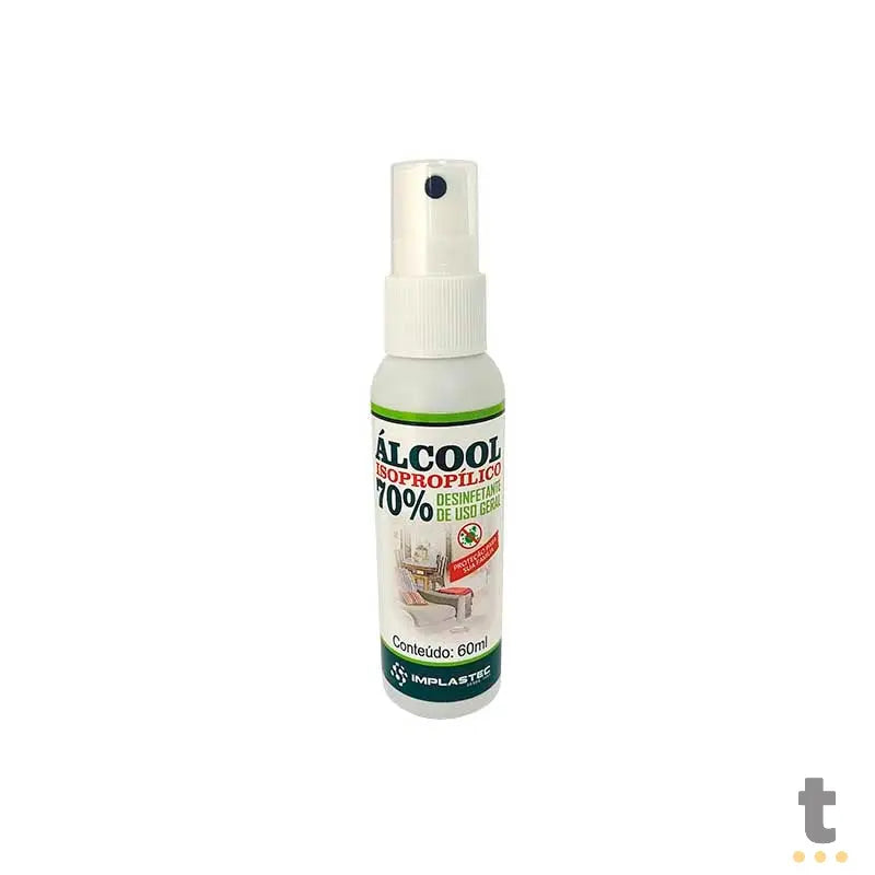 Alcool Isopropílico 70% Pump 60 ml Implastec - 65409 Truedata