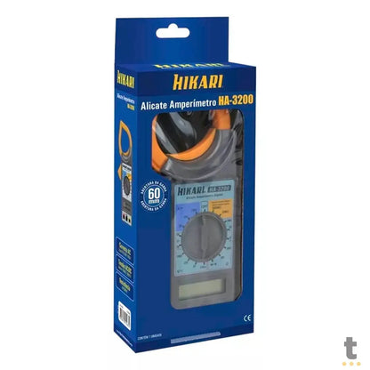 Alicate Amperimetro Digital Hikari - HA3200 Truedata