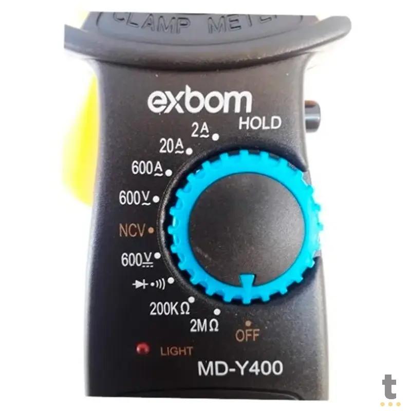 Alicate Amperimetro Profissional Digital 600v Exbom Md - y400 - Truedata
