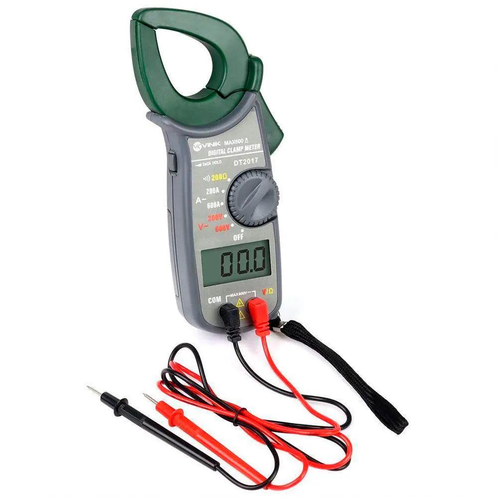Alicate Amperimetro Profissional Digital 600v Vinik DT2017 Truedata