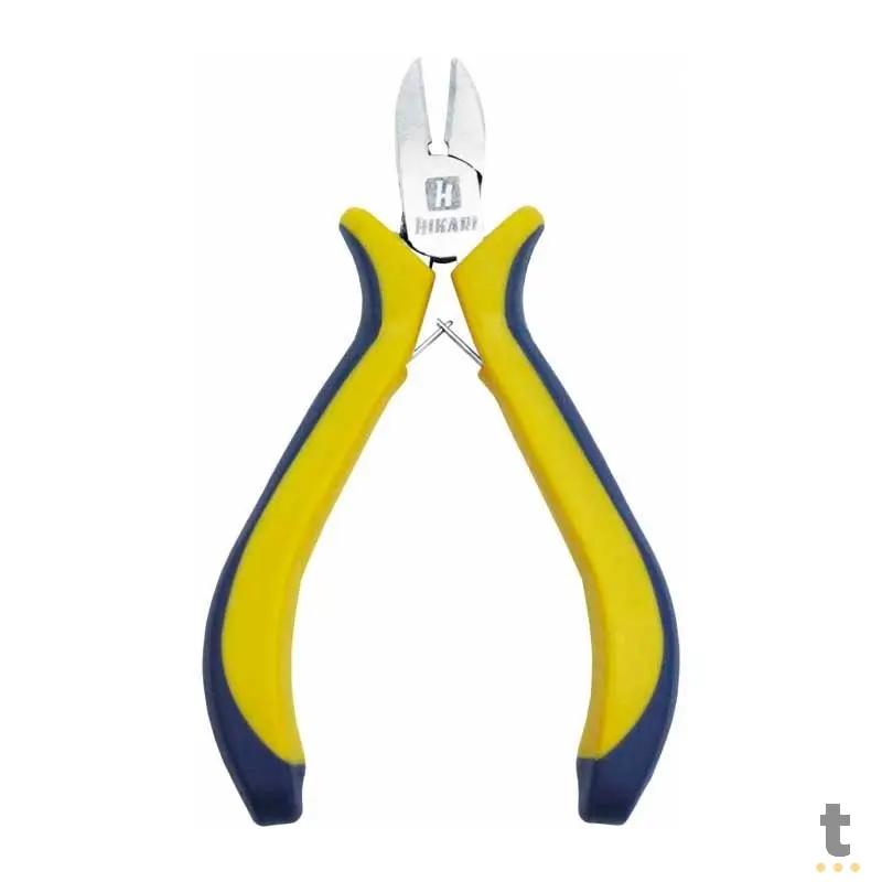 Alicate Corte Diagonal 115MM 4,5" HK - 504 Cabo Emborrachado - 14363 - Truedata