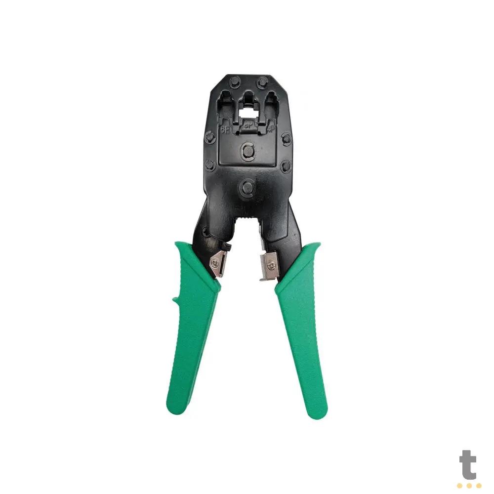 Alicate De Crimpagem Rapida RJ-12 / RJ-45 / RJ-11 Hikari - HK-301 Truedata