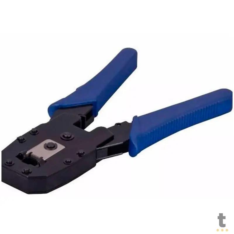 Alicate De Crimpagem Rapida Rj45 Rj12 Rj11- Gratis Desencapador De Fio Truedata