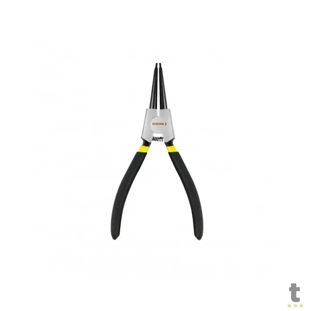 Alicate De Retenção Rápida para Anéis Interno Bico Reto 7'' BomVink - BOM-1613 Truedata