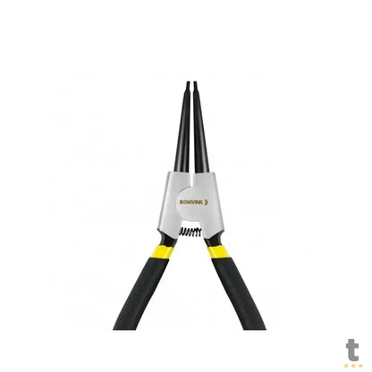 Alicate De Retenção Rápida para Anéis Interno Bico Reto 7'' BomVink - BOM-1613 Truedata