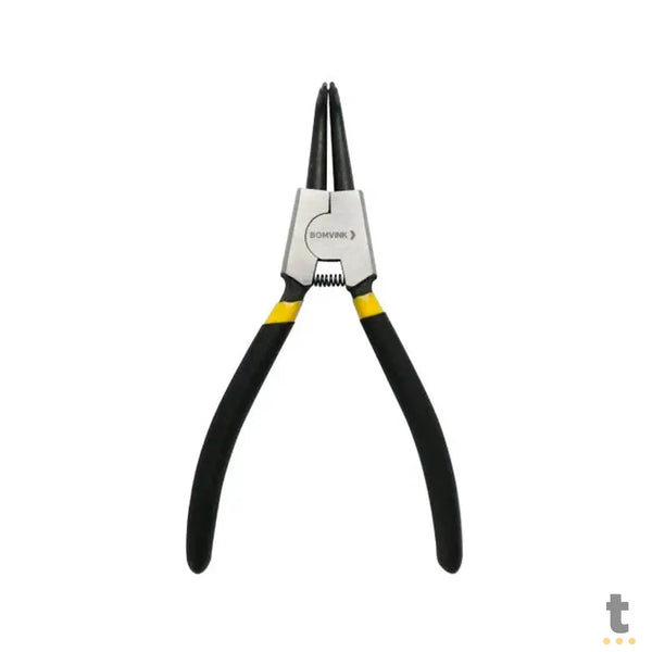 Alicate De Retenção Rápida para Anéis Interno Bico Reto 7'' BomVink - BOM-1615