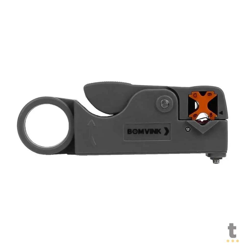 Alicate Decapador Cabo Coaxial RG6/58/59/62 Bomvink - BOM-1706 Truedata