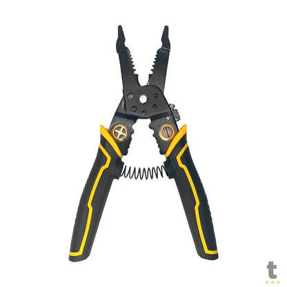 Alicate Decapador Multifuncional Eletricista Cortar Enrolar e Separar Fios BomVink - BOM-1709 Truedata