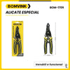 Alicate Decapador Multifuncional Eletricista Cortar Enrolar e Separar Fios BomVink - BOM-1709 Truedata