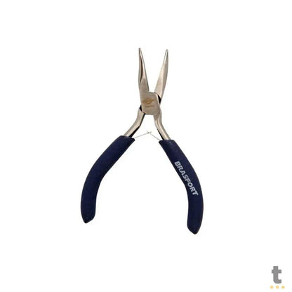 Alicate Mini Bico Meia Cana Curvo 6" Cabo Emborrachado Brasfort - 7814289186 Truedata