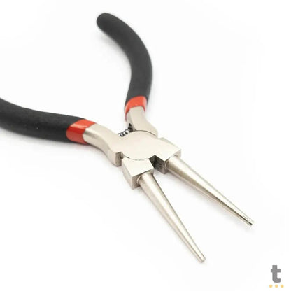 Alicate Mini Bico Redondo 5" Cabo Emborrachado Brasfort - 78148 Truedata