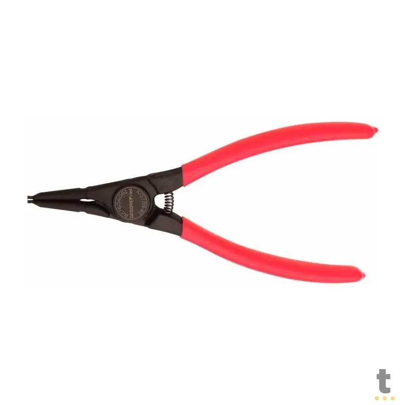 Alicate para Anéis Externos de Pontas Retas Vermelho - 100140 - Truedata