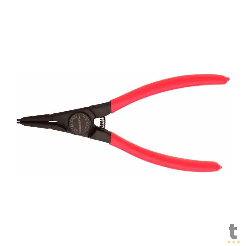 Alicate para Anéis Externos de Pontas Retas Vermelho - 100140 Truedata