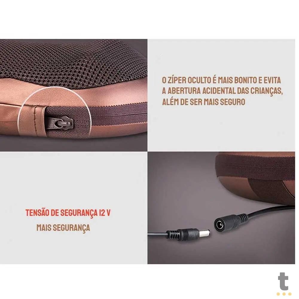 Almofada Massageadora Tomate Com Cromoterapia - AM-012 Truedata