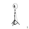 Anel De Luz Ring Light Premium Led Usb Premium 10 Pols 11W 110cm Altura C/ Tripé Multilaser - AC379 Truedata