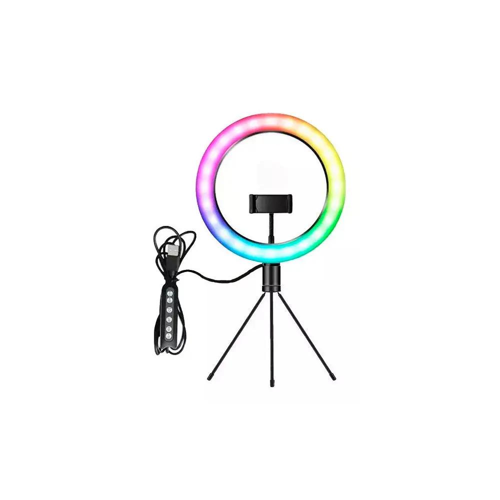 Anel De Luz Ring Light RGB Led Usb 8 Pols RGB20 - CD-8 Truedata
