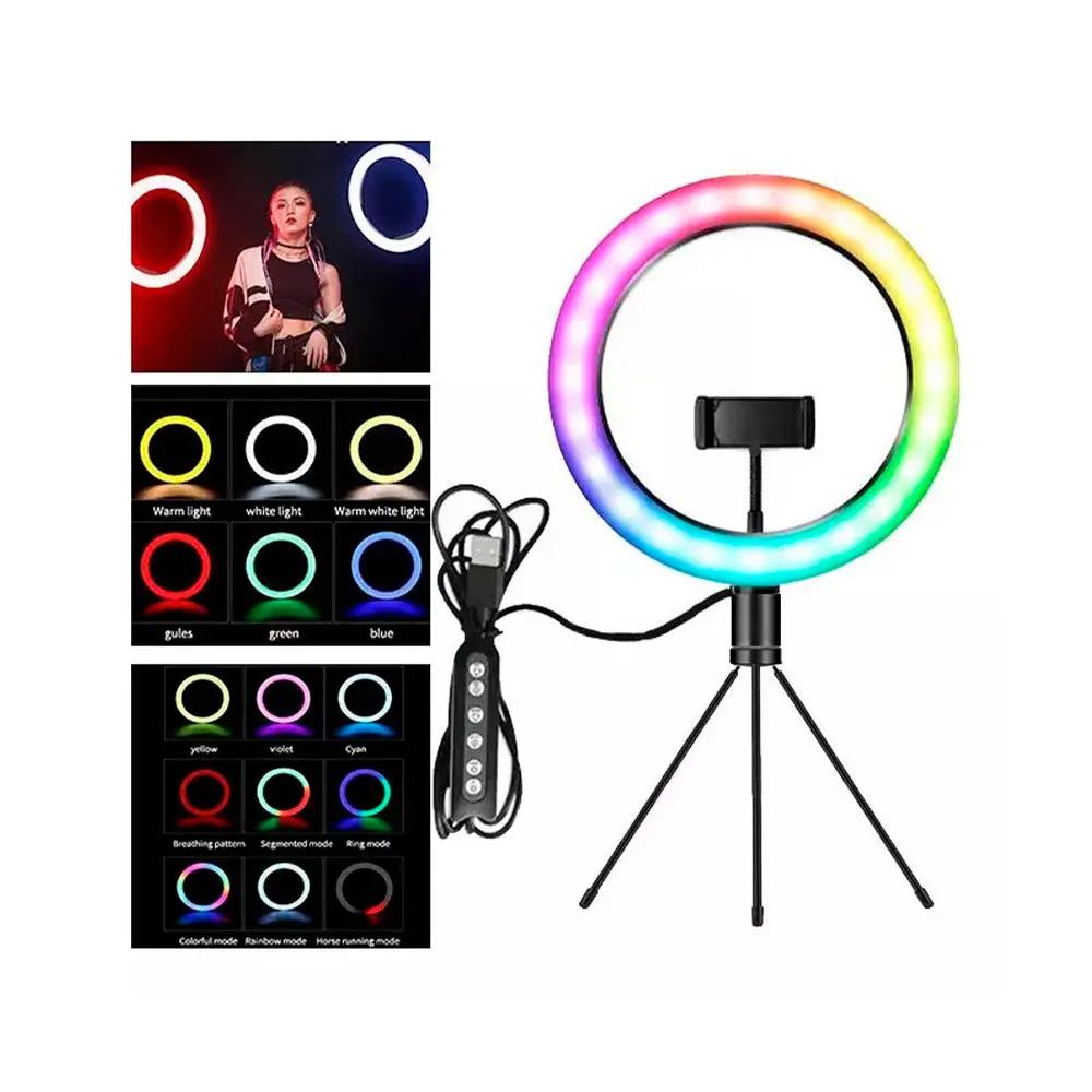 Anel De Luz Ring Light RGB Led Usb 8 Pols RGB20 - CD-8 Truedata