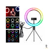 Anel De Luz Ring Light RGB Led Usb 8 Pols RGB20 - CD-8 Truedata