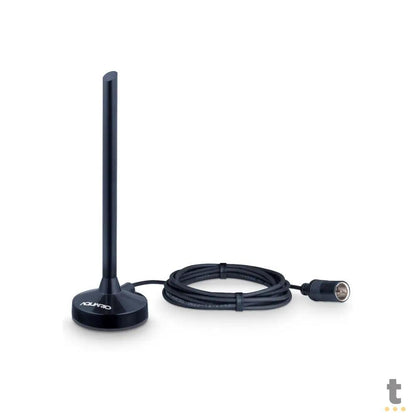 Antena Interna para HDTV VHF/UHF/FM/4K 2.5m Aquario - DTV-100P Truedata