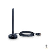Antena Interna para HDTV VHF/UHF/FM/4K 2.5m Aquario - DTV-100P Truedata