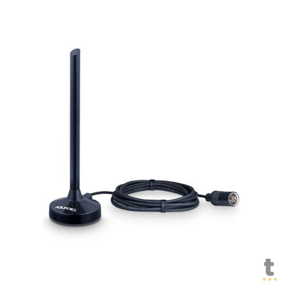 Antena Interna para HDTV VHF/UHF/FM/4K 2.5m Aquario - DTV-100P